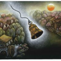 H. C. Anderseni muinasjutt „Kellahaud”, 2005, akvarell, guašš