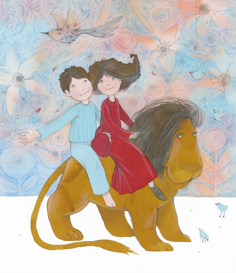 Aimée Beekman. „Unenägude lõvi”, TEA Kirjastus, 2010, akvarell, pliiats