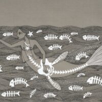H. C. Andersen. The Little Mermaid, 2011, ink, gouache