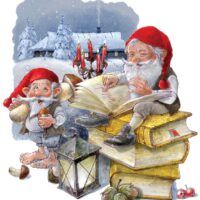 Estonian Christmas Fairy Tales. cover, TEA, 2007, mixed media